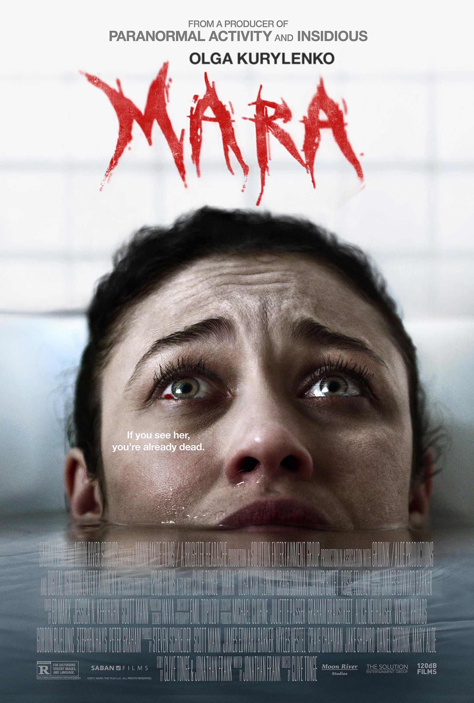 Mara (2018) directed by Clive Tonge, starring Olga Kurylenko